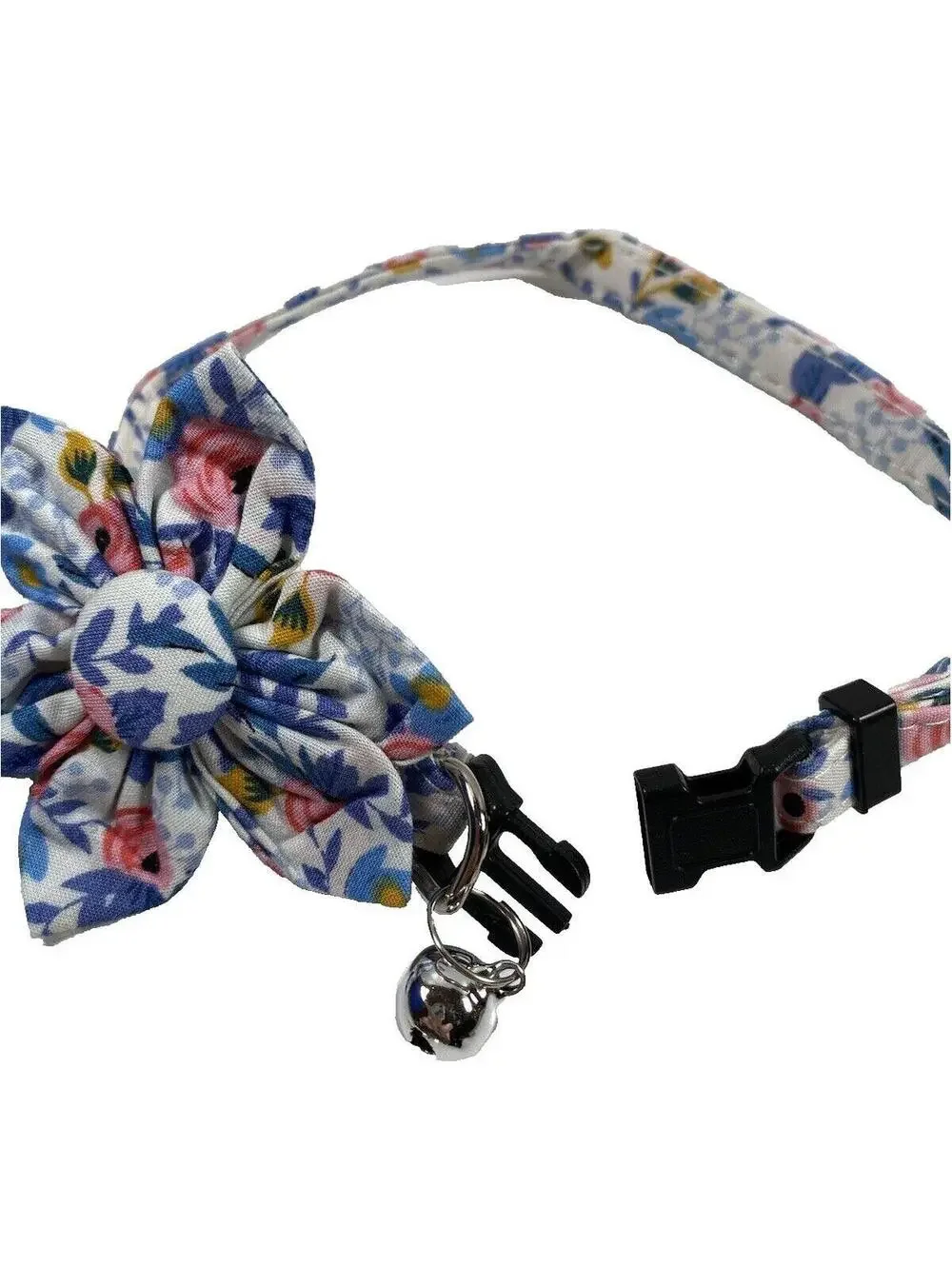 Dog Collar New Adjustable With Flower